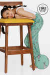 Rosaline Girls Woven Pyjama - Green Flash — thumbnail 1